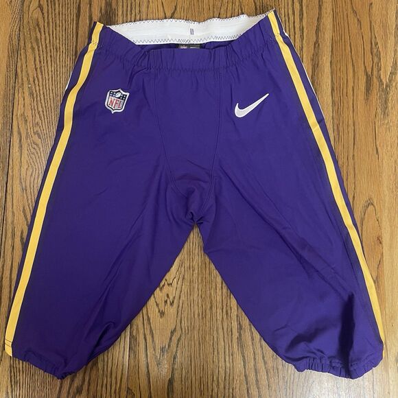 Ryan Quigley Minnesota Vikings Game Worn Pants NFL Football Size 32 Purple